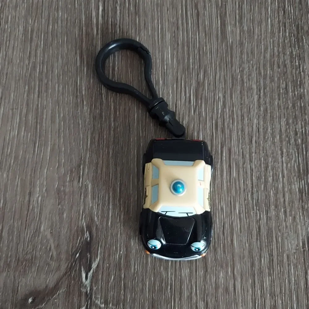 Chevron Mini Cars Patty Patrol 3 in Police Car Backpack Clip